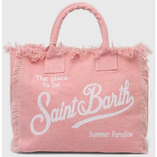 Mc2 Saint Barth Torba za plažu boja: ružičasta