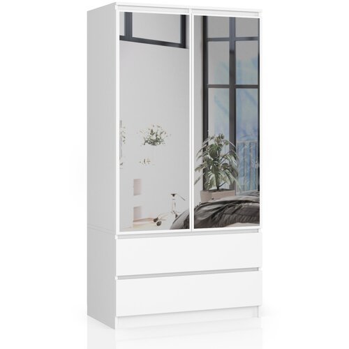 AKORD OMAR S90 2D 2SZ 2 ZRCALNI CLP PK BELO, (21713854) Cene