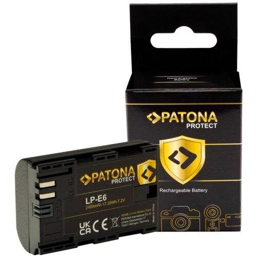 Patona Akumulatorska baterija za Canon LP-E6 2400 mAh Li-Ion Protect Slike