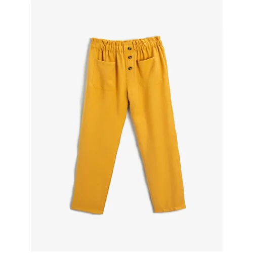 Koton Straight Cut Pleated Trousers