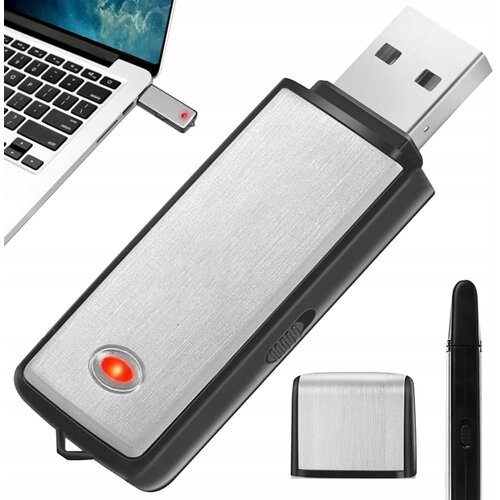 VERKGROUP Mini aku. vohunski snemalnik USB ključek diktafon 8GB, (5000243409) Cene