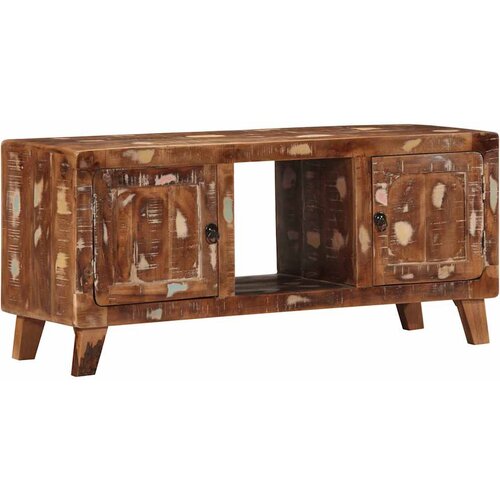 vidaXL TV omarica 105x46x32 cm masivni les obnovljen Cene