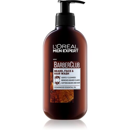 L´Oréal Paris Men Expert Barber Club gel za čišćenje brade, lica i kose 200 ml Cene