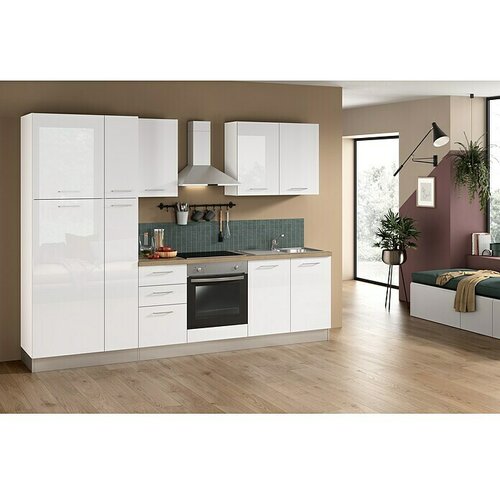 Marinelli Cucine Montažna kuhinja Astrea (Širina: 285 cm, S električnim uređajima) Cijene