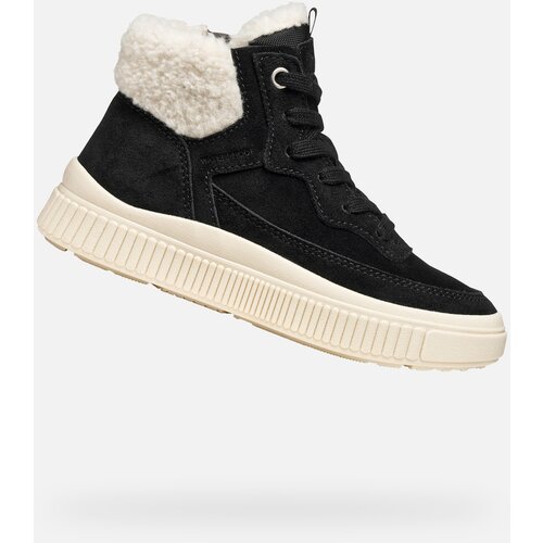 Geox Black Girls Laquinny WPF Sneakers - Girls Slike