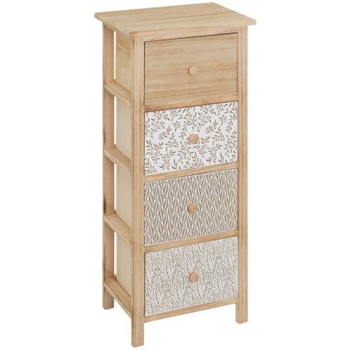 Casa Selección Visoka komoda iz masivne pavlovnije v naravni barvi 34x78 cm – Cene