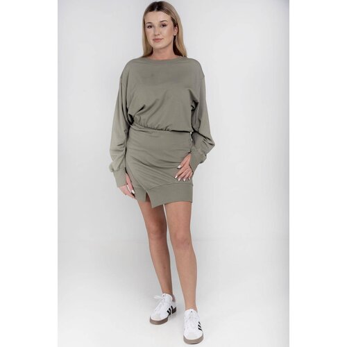 By o la la Khaki sweatshirt dress Cene