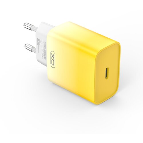 XO CE18 žuti Brzi punjač USB-C 30W ( 0288 ) Slike