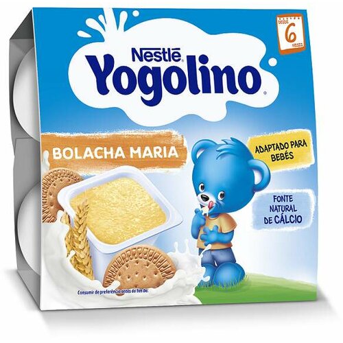 Nestle Nestlé yogolino mlečni dezert sa keksom, 4x100g Slike