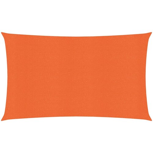 vidaXL Senčno jadro 160 g/m² pravokotno oranžna 3x6 m HDPE Cene
