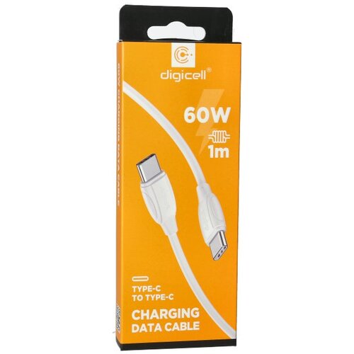  Digicell Double Speed Cable Type-C to Type-C 60W white Cijene