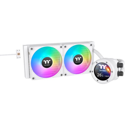 Thermaltake TH240 V2 Ultra EX ARGB AIO vodeno hlađenje 240 mm, bijelo Slike