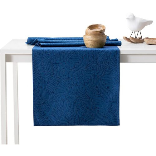 AmeliaHome Stolnjak i traka Gaia 115x180 cm, indigo Slike