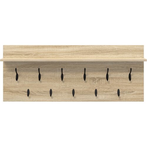 vidaXL Nadwyčajna obe&scaron;alnik za pla&scaron;če sonoma hrast 100 x 40 x 12 cm Cene