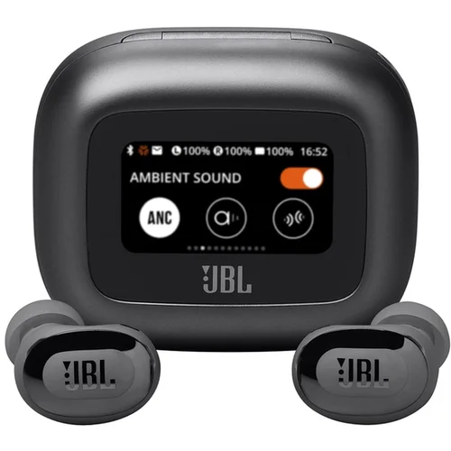 Jbl brezžične slušalke z mikrofonom Live Buds 3, črne, JBLLIVEBUDS3BLK