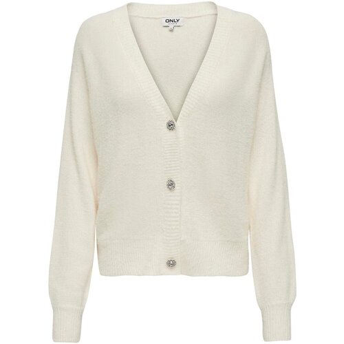 Only Telovniki & Jope ONLELLA PIUMO L/S CC KNT 15259564 Bela Cene