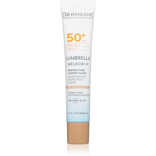 Dermedic Sunbrella Protective Tinted Fluid za&amp;scaron;titna krema za toniranje za lice SPF 50+ 40 ml Slike
