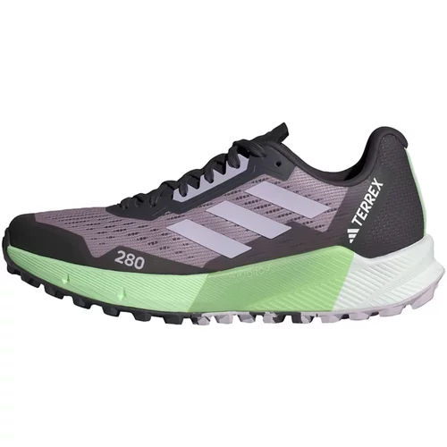 adidas Terrex Tenisice za trčanje 'Agravic Flow 2.0' antracit siva / svijetlosiva / ljubičasta