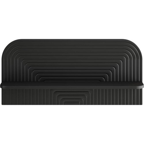  Zidna polica 2 kom. Crna 80,5 x 13,5 x 37,5 cm Prerađeno drvo Slike