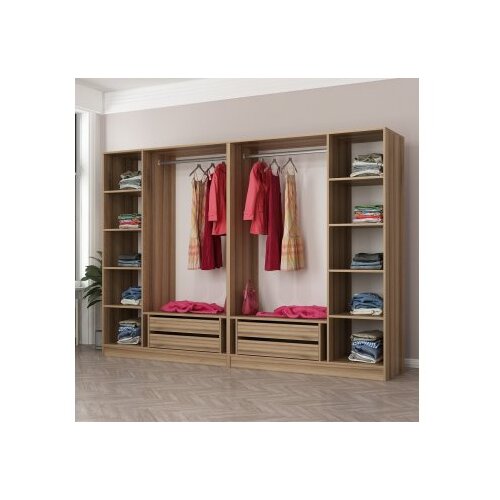 Woody Fashion Ormar Kale 270x190x52cm Bež Slike