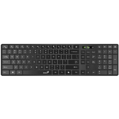 Genius SlimStar 7250BT, AI, crna US wireless tastatura Slike