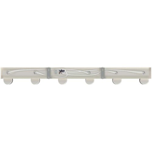  Stropni reflektor s reflektorima Nikla 73 x 6,5 x 11,5 cm Metal Slike