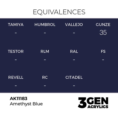 AK Interactive Amethyst Blue 17ml - 3rd Gen Akrilna Boja AK11183 Slike