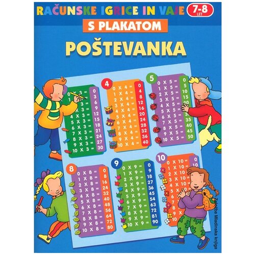 Mladinska Knjiga Poštevanka s plakatom Cene
