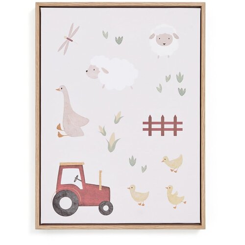 Kave Home Otroška slika 30x40 cm Pecky – Cene