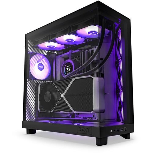 NZXT H6 Flow RGB Midi Tower Black Cene