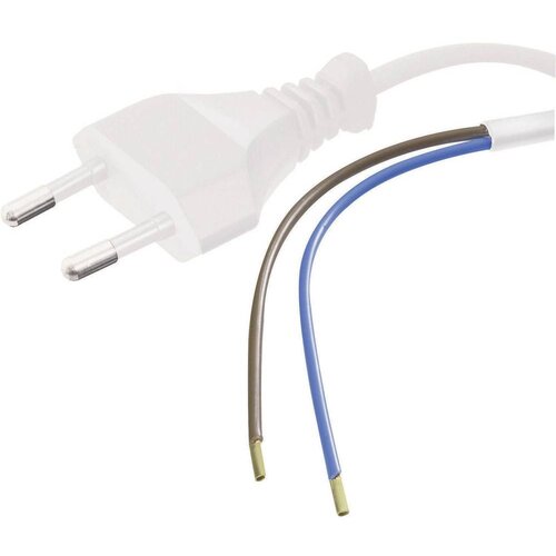 Hawa Priključni kabel [ evro vtič - kabel\, odprti konec] beli 1.5 m 1008201, (20414337) Cene