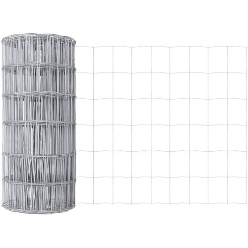 vidaXL Evropska ograja srebrna 0.8 x 25 m, (5000094459) Cene