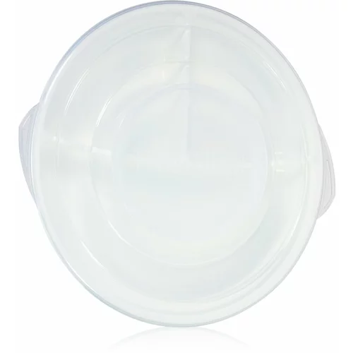 Twistshake Divided Plate deljeni krožnik s pokrovčkom White 6 m+ 1 kos