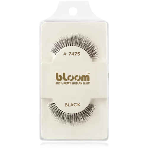 Bloom Natural trepavice od prirodne kose za lijepljenje No. 747S (Black) 1 cm