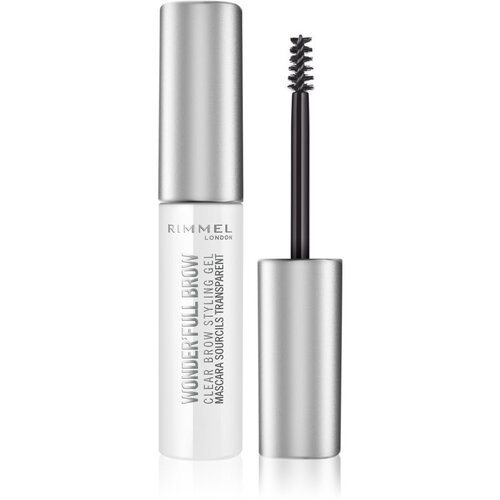 Rimmel London wonder full brow clear styling gel maskara za obrvi 4,5 ml odtenek 004 clear Slike