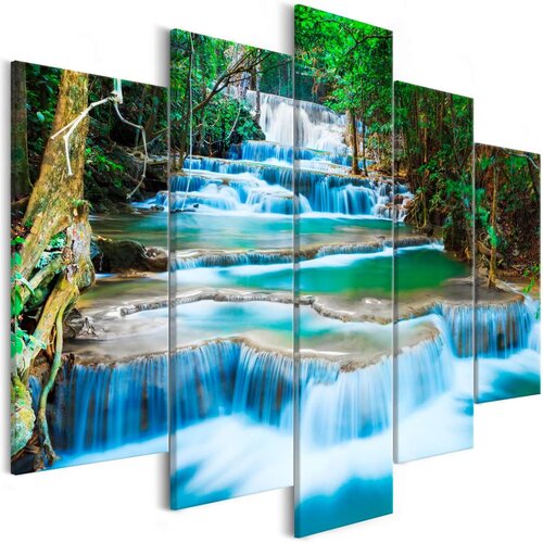  Slika - Waterfall in Kanchanaburi (5 Parts) Wide 225x100 Cijene