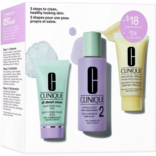 Clinique 3-Step Skin Care Kit Skin Type 2 poklon set
