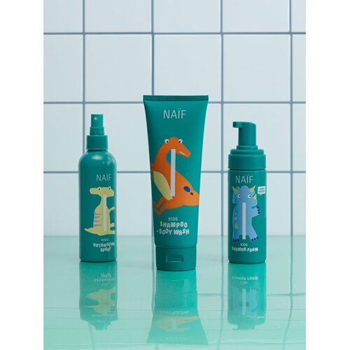 Naif Kids Shampoo + Body Wash dječji gel i &amp;scaron;ampon 250 ml Slike
