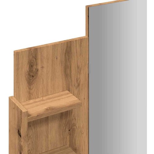  Toaletni stolić s ogledalom Artisan hrast 96x39x142 cm Slike