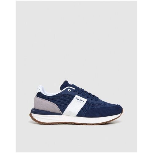 PepeJeans Nizke superge PMS60039 BUSTER KNIT M Modra Slike
