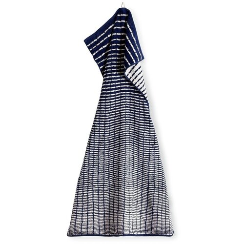 JUNA Belo-modra frotirna brisača iz me&amp;scaron;anice bambusa 70x140 cm Nuance &amp;ndash; Slike