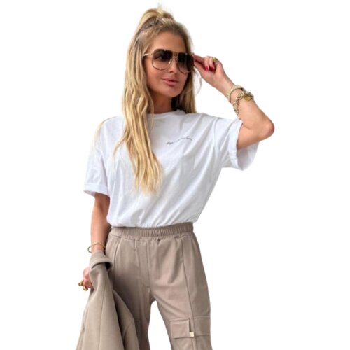 By o la la White blouse with the inscription Cijene