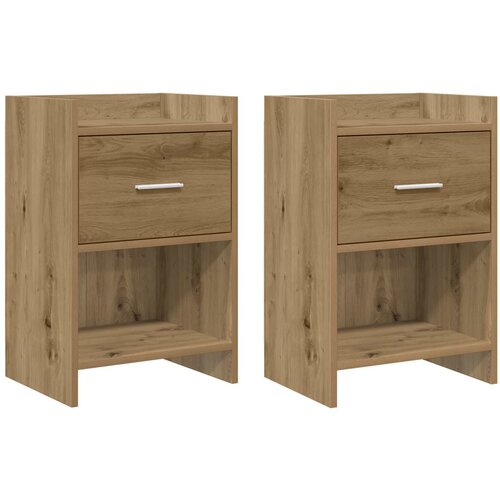  Noćni ormarići 2 pcs Hrast artisan 40 x 30 x 60 cm Cene