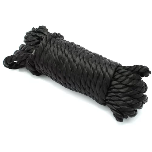 Kiotos Deluxe Bondage Rope V2 Wide Black 10m