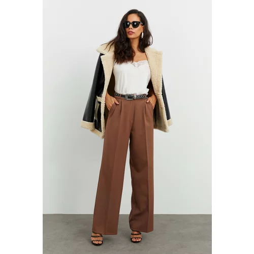 Cool & Sexy Pants - Brown - Straight