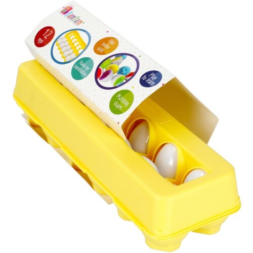 BamBam Egg Shape Sorter Set aktivna umetaljka 18m+ 10 kom Slike
