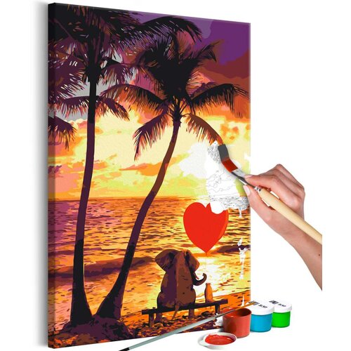  Slika za samostalno slikanje - Love and Sunset 40x60 Cijene