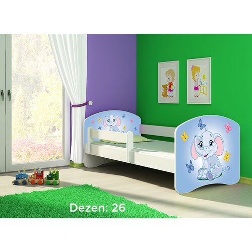 ACMA dečiji krevet ii 160x80 + dušek 6 cm WHITE26 Cene