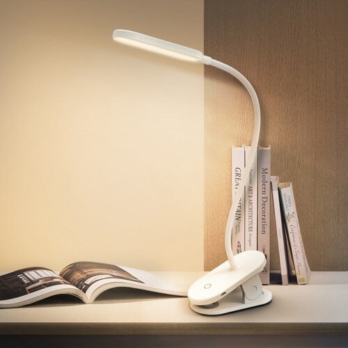  Aigostar-LED Prigu&amp;scaron;iva punjiva stona lampa sa stezaljkom LED/2,5W/5V 1200mAh bela Slike