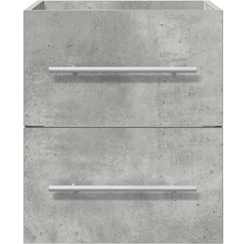  za Lavabo - Umivaonik s ladicama Betonski sivi 38 5 x 41 x 48 cm Slike